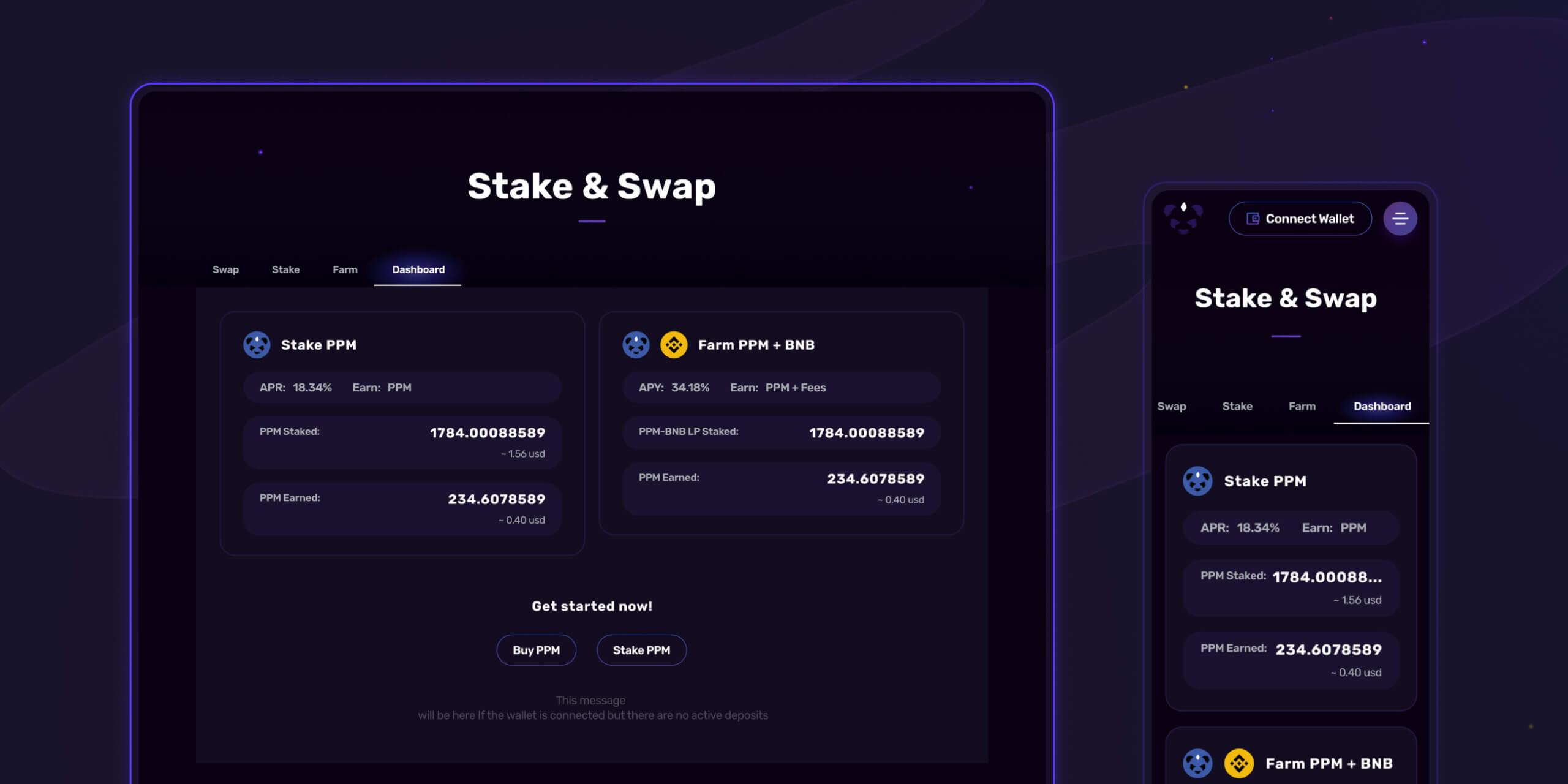 Punk Panda – Swap, Stake, and Farming platform - Website Development - Photo 6